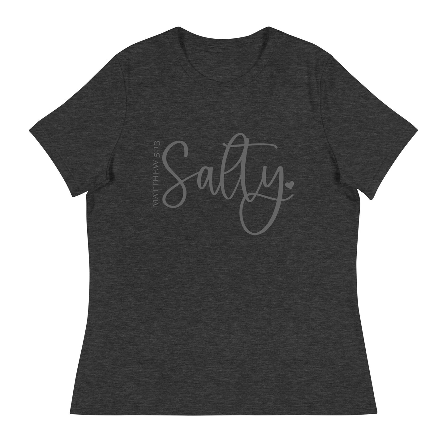 Salty Women&#39;s Relaxed T-Shirt, Multiple comfort color tee, Quote TShirts, Beach Vibes TShirt,