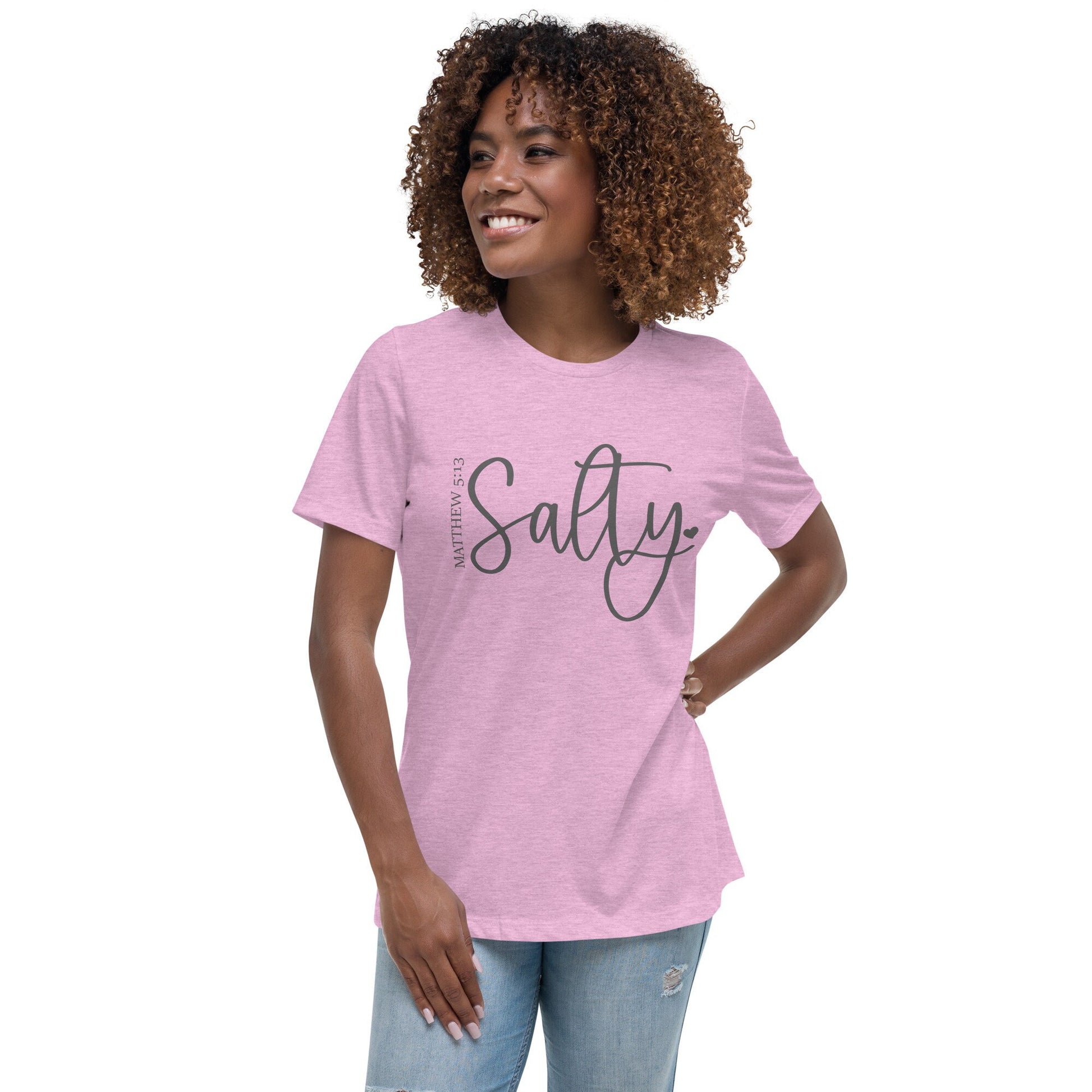 Salty Women&#39;s Relaxed T-Shirt, Multiple comfort color tee, Quote TShirts, Beach Vibes TShirt,