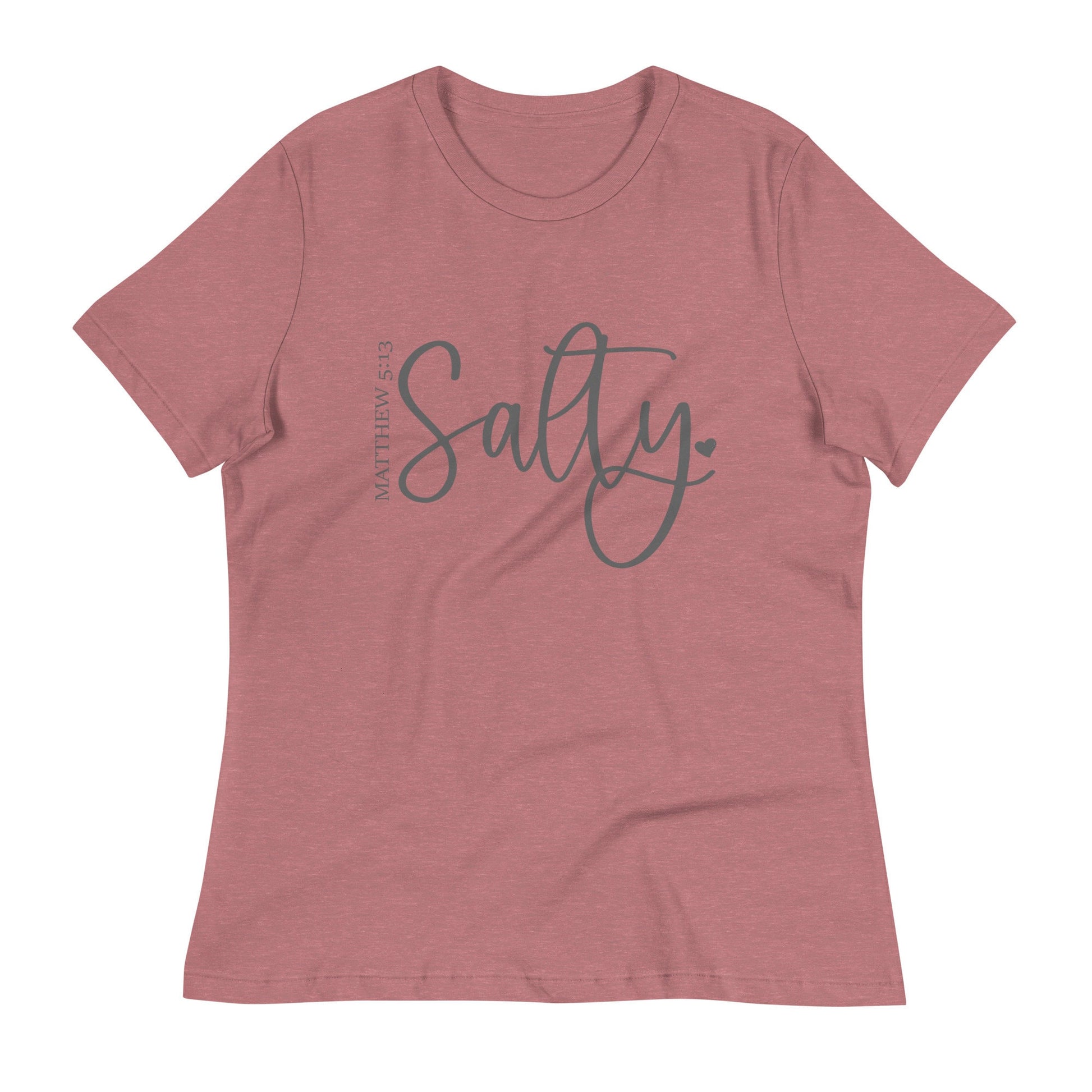 Salty Women&#39;s Relaxed T-Shirt, Multiple comfort color tee, Quote TShirts, Beach Vibes TShirt,