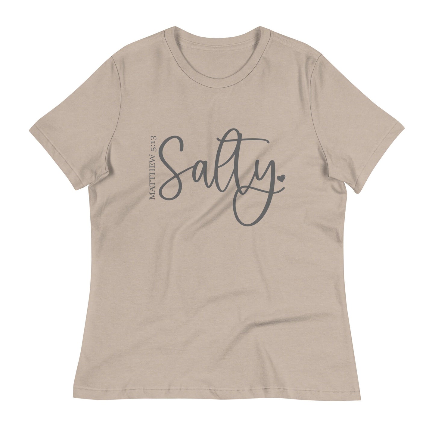 Salty Women&#39;s Relaxed T-Shirt, Multiple comfort color tee, Quote TShirts, Beach Vibes TShirt,