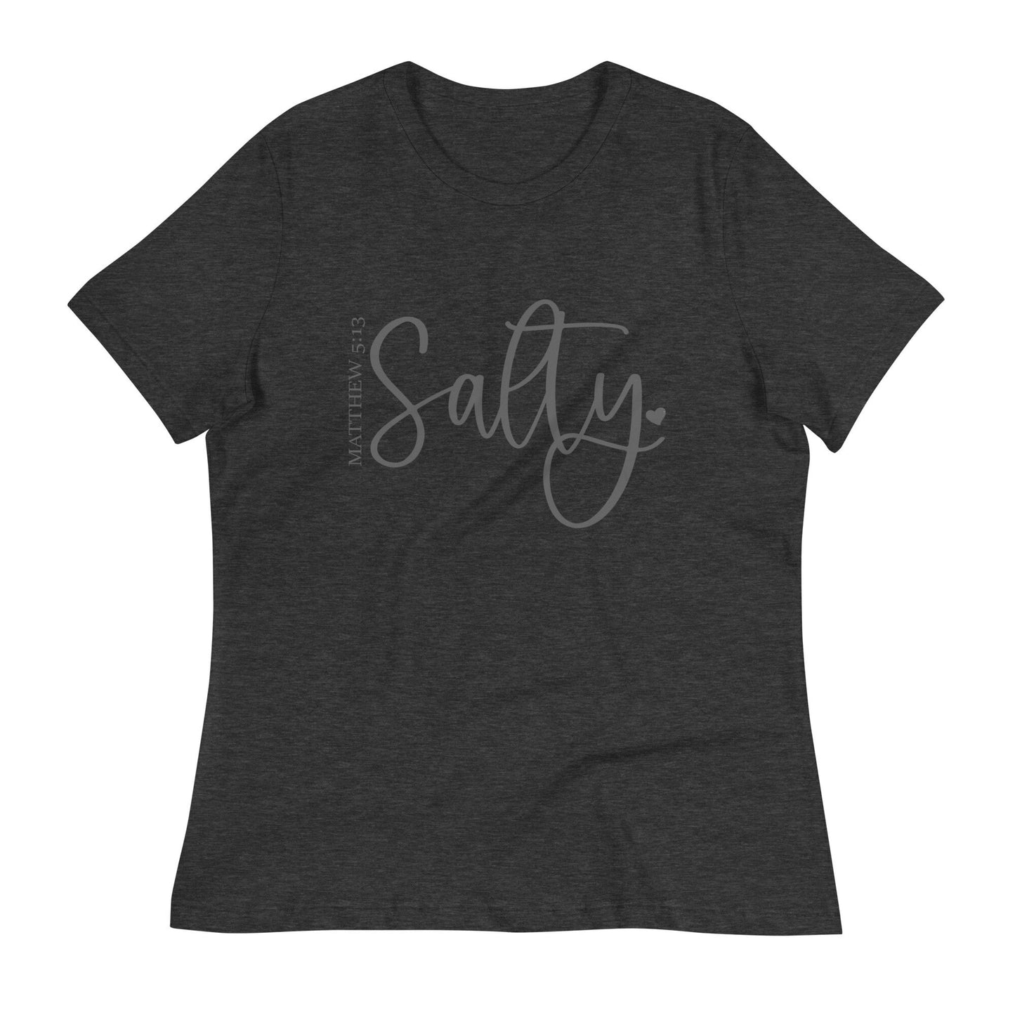 Salty Women&#39;s Relaxed T-Shirt, Multiple comfort color tee, Quote TShirts, Beach Vibes TShirt,