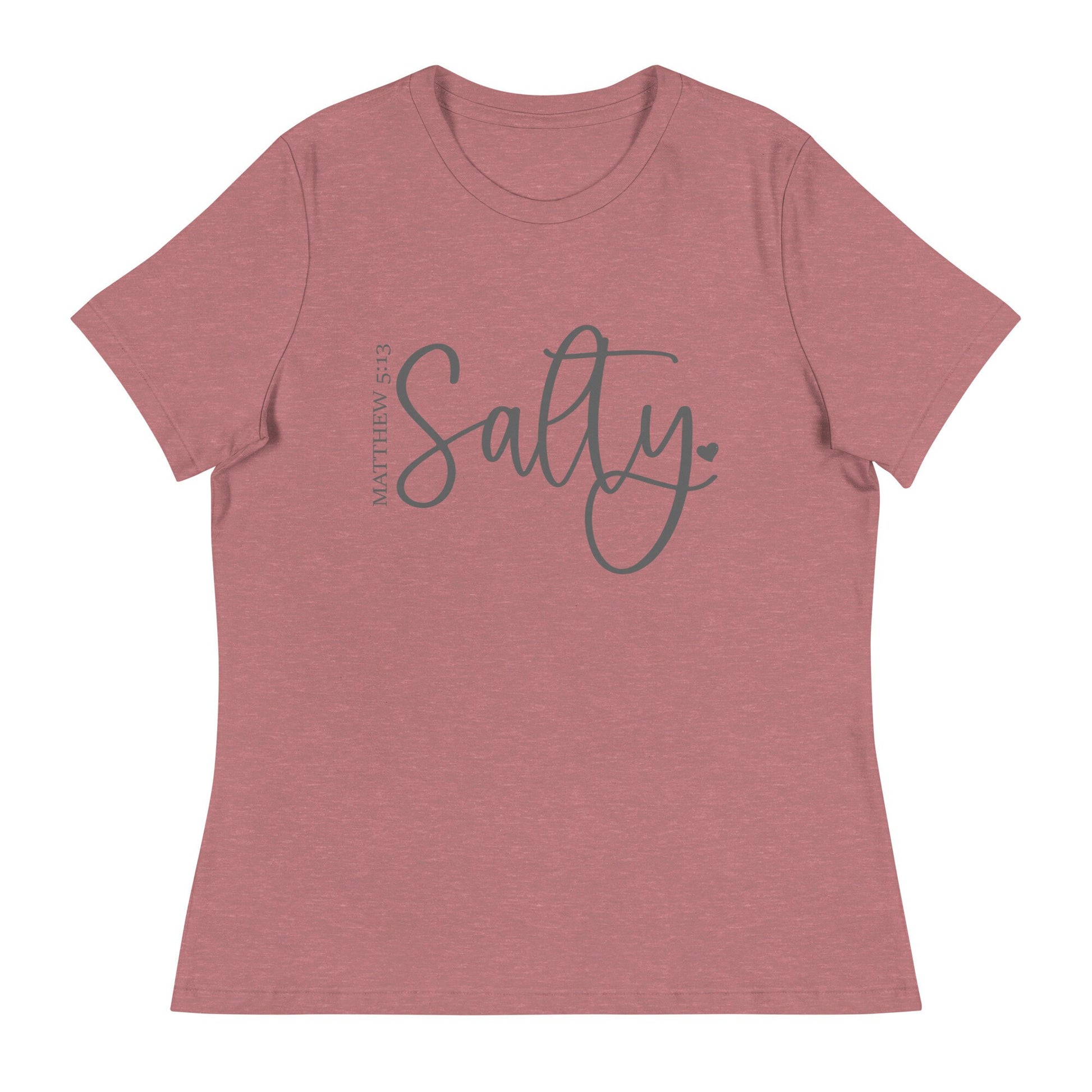 Salty Women&#39;s Relaxed T-Shirt, Multiple comfort color tee, Quote TShirts, Beach Vibes TShirt,