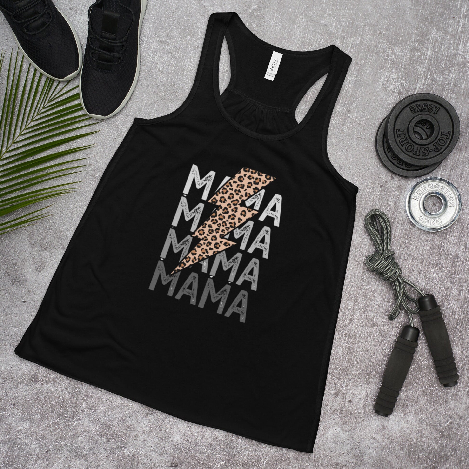 Mama Tank Top, Women&#39;s Flowy Racerback Tank, Multiple sizes and Colors, Comfort Yoga Wear, Mother&#39;s Day Gift