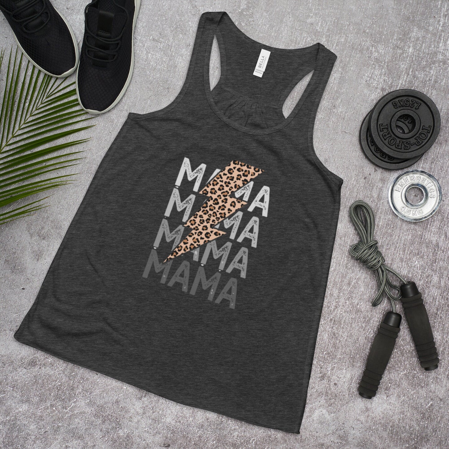 Mama Tank Top, Women&#39;s Flowy Racerback Tank, Multiple sizes and Colors, Comfort Yoga Wear, Mother&#39;s Day Gift