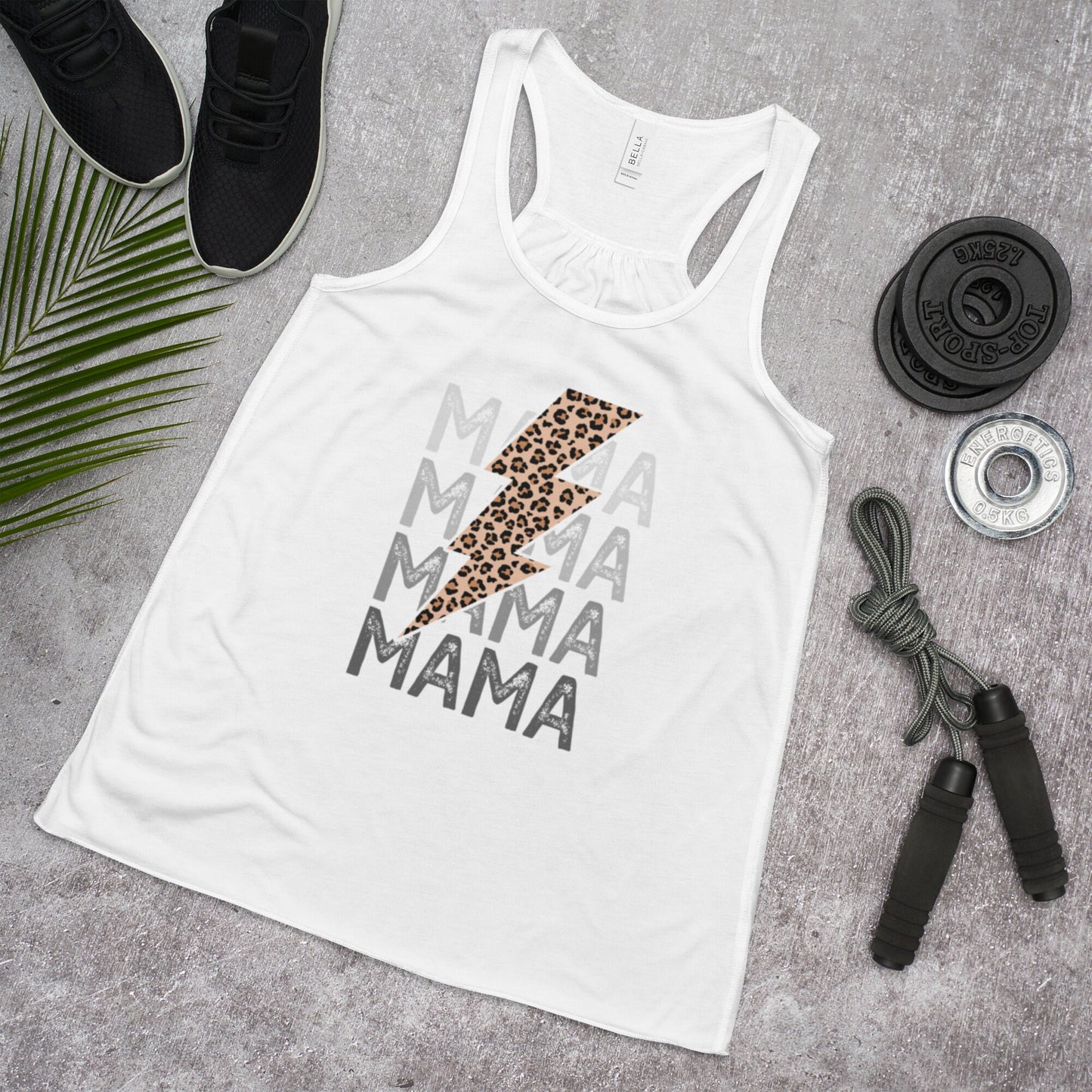 Mama Tank Top, Women&#39;s Flowy Racerback Tank, Multiple sizes and Colors, Comfort Yoga Wear, Mother&#39;s Day Gift