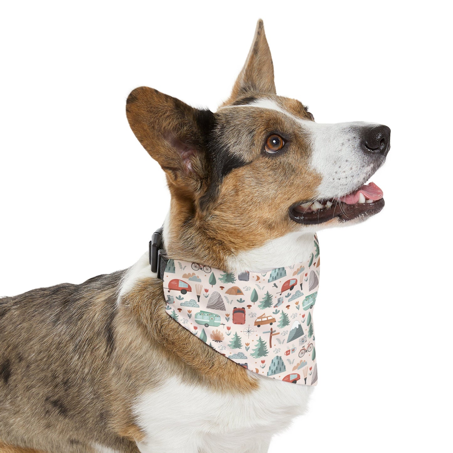 Pet Camping Bandana Collar, Multiple sizes from small to extra large collar,