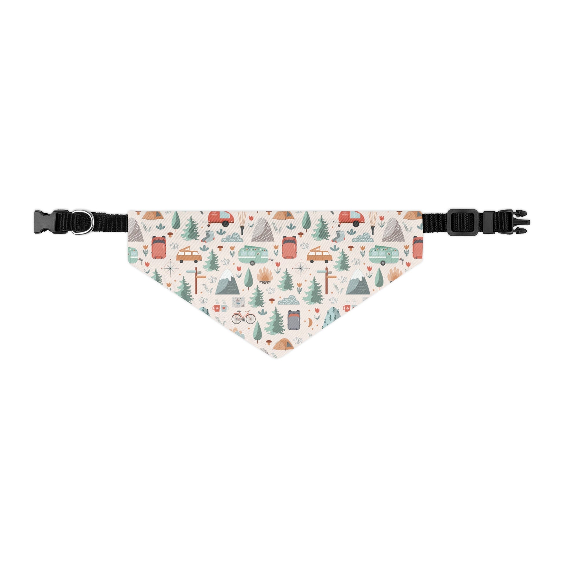 Pet Camping Bandana Collar, Multiple sizes from small to extra large collar,