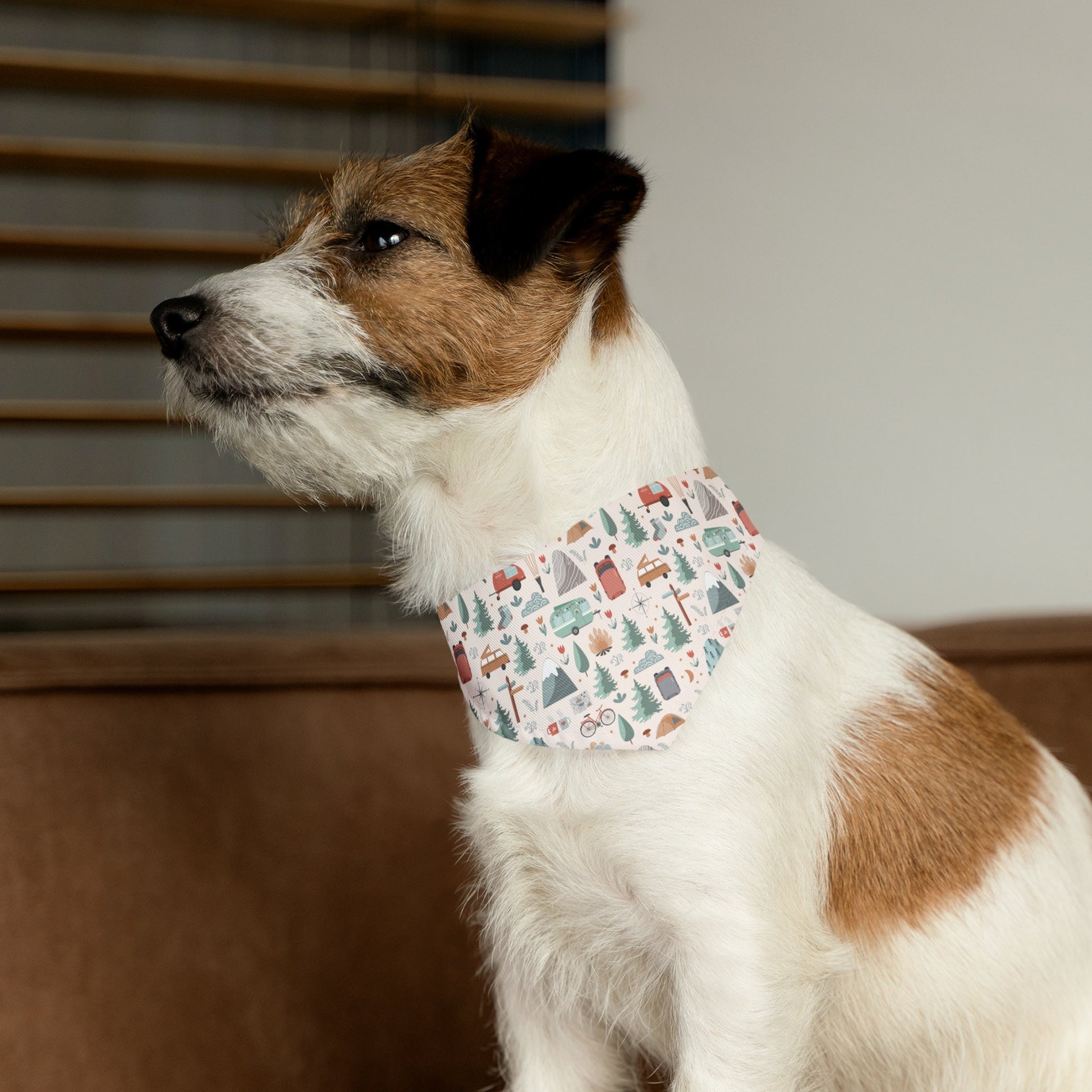 Pet Camping Bandana Collar, Multiple sizes from small to extra large collar,