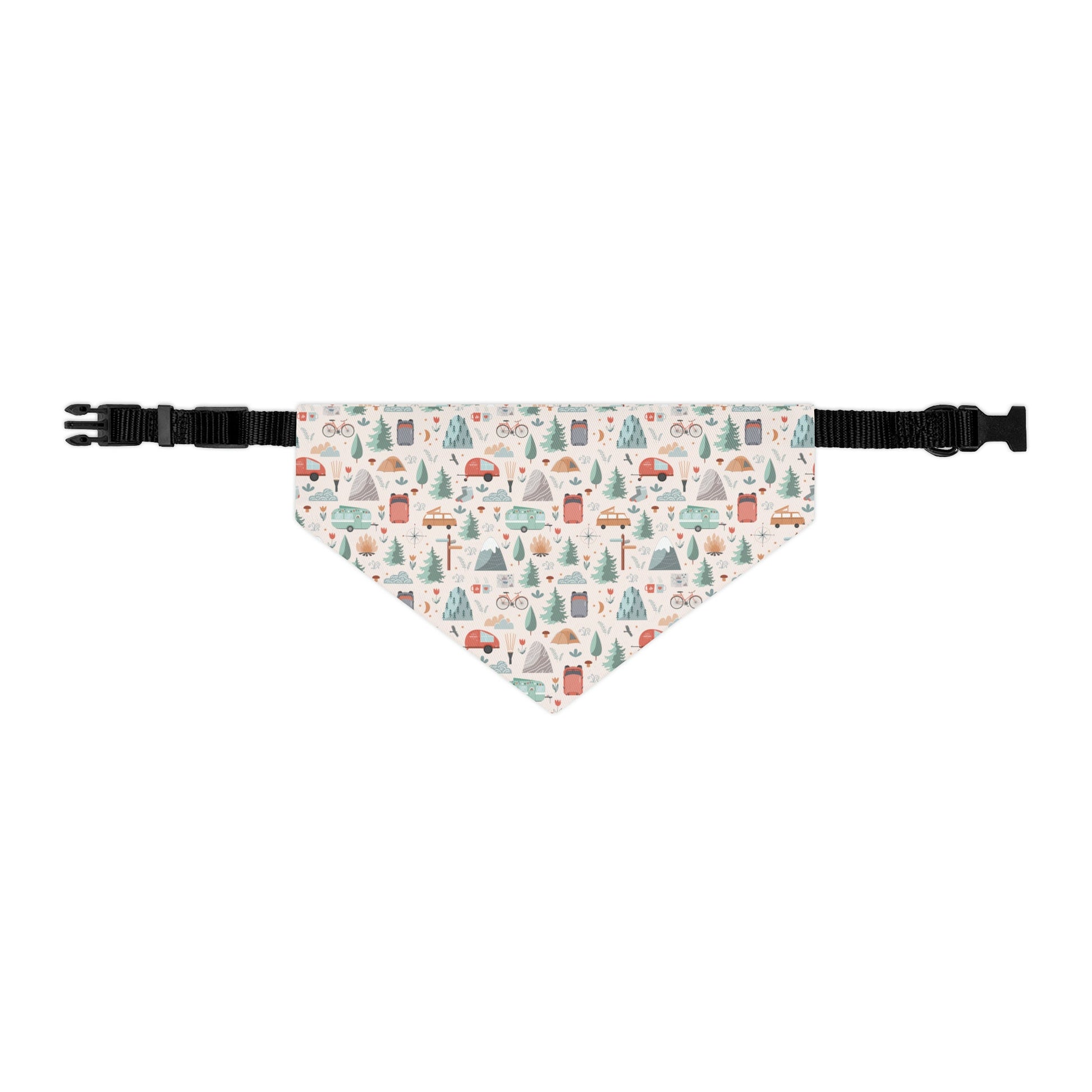 Pet Camping Bandana Collar, Multiple sizes from small to extra large collar,