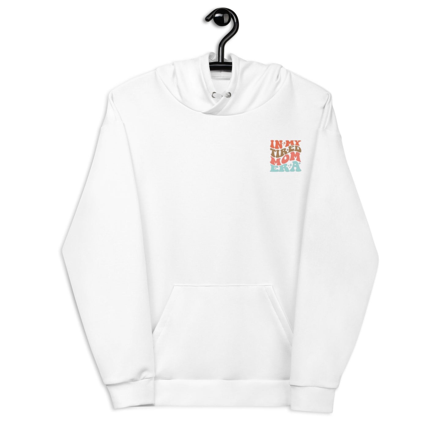 Mom Era Hoodie, White Hoodie Mother&#39;s Day Gift, Mom Era Hoodie Mockup