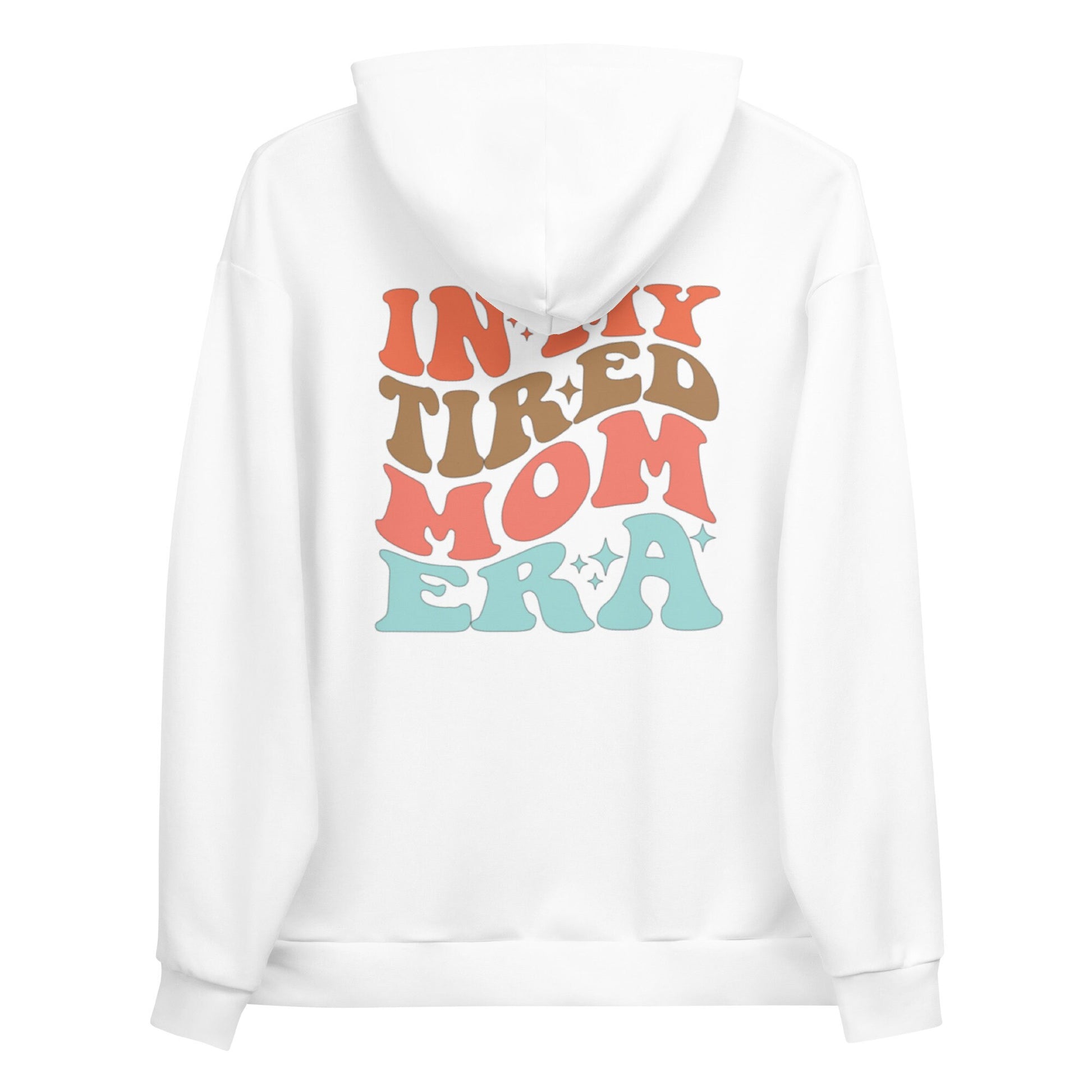 Mom Era Hoodie, White Hoodie Mother&#39;s Day Gift, Mom Era Hoodie Mockup