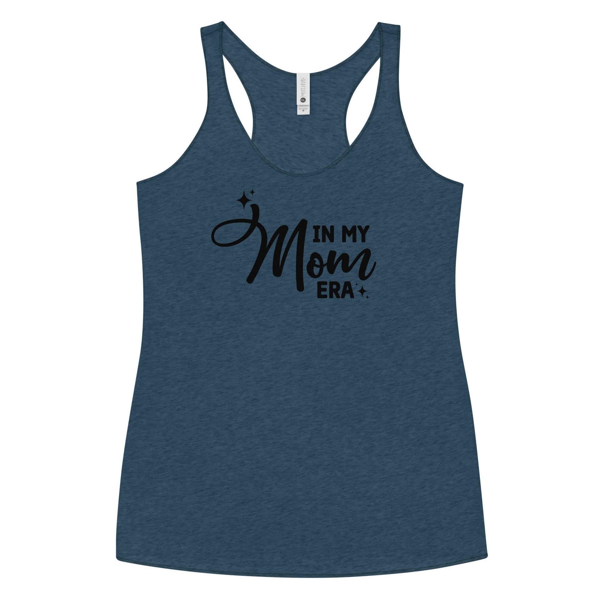 Mom Era Tank, Multiple Color Mom Era Racerback Tank Top, Form fitting cut tank