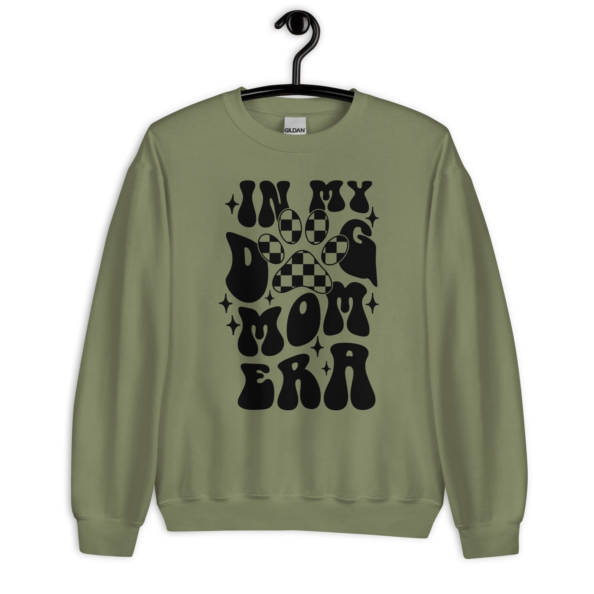 Dog Mom Era Sweatshirt, Multiple Comfort Colors Crewneck Sweatshirt, Dog Mom Athletic Shirt