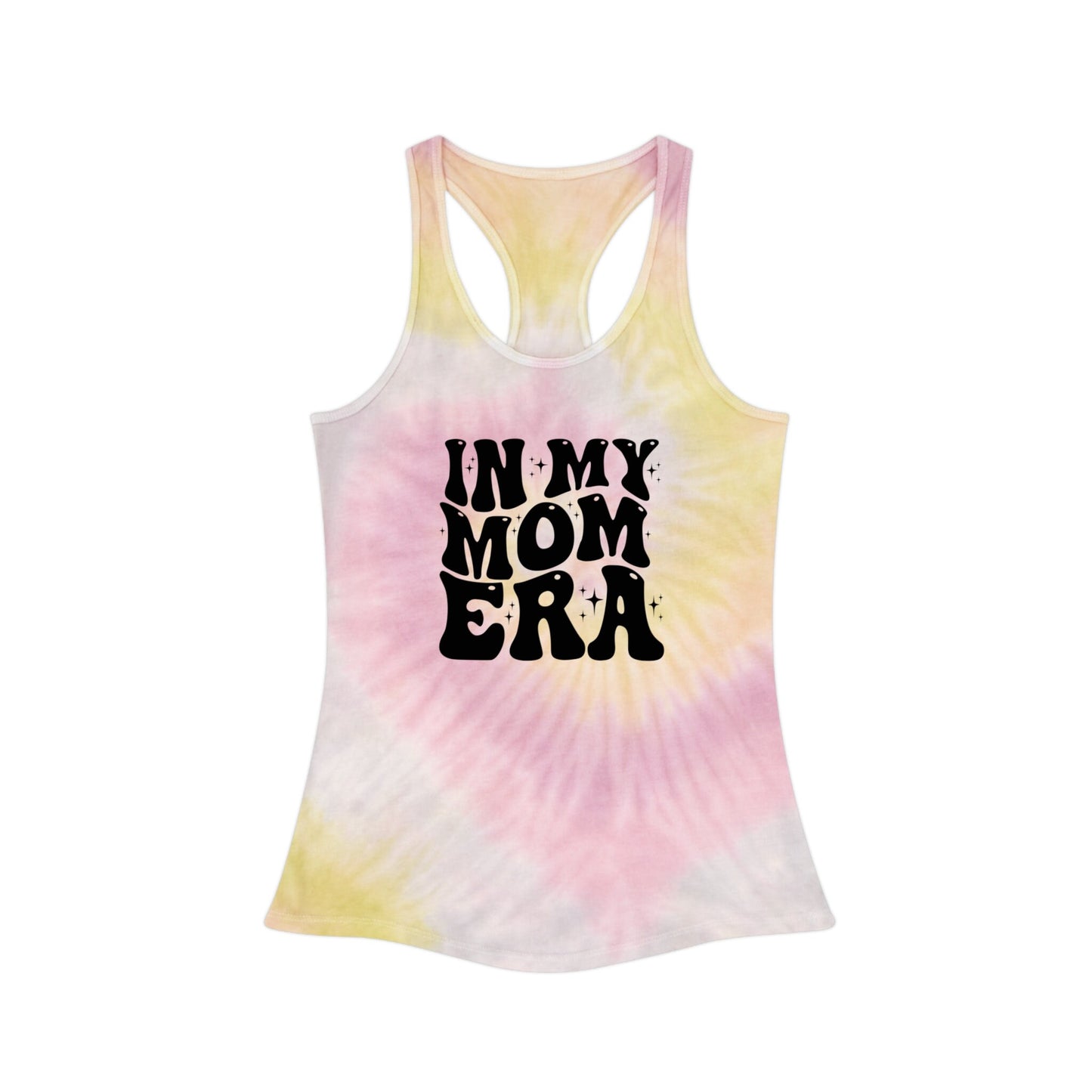 Mom Era Tie Dye Racerback Tank Top, Multiple Comfort Colors Tie dye Shirt, Mothers Day gift, New Mom Gift for Shower