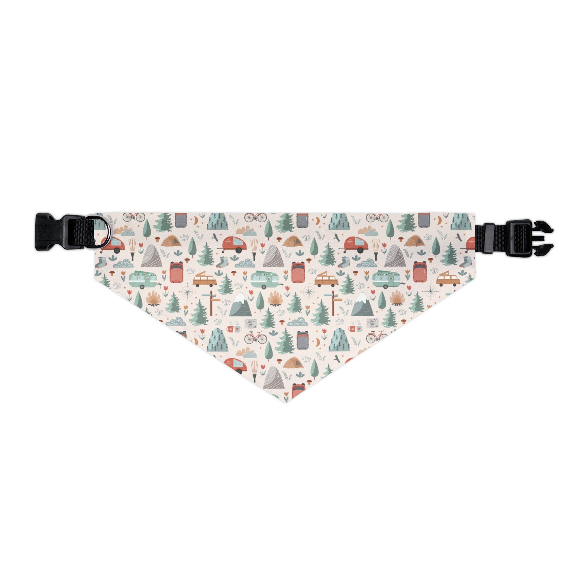 Pet Camping Bandana Collar, Multiple sizes from small to extra large collar,