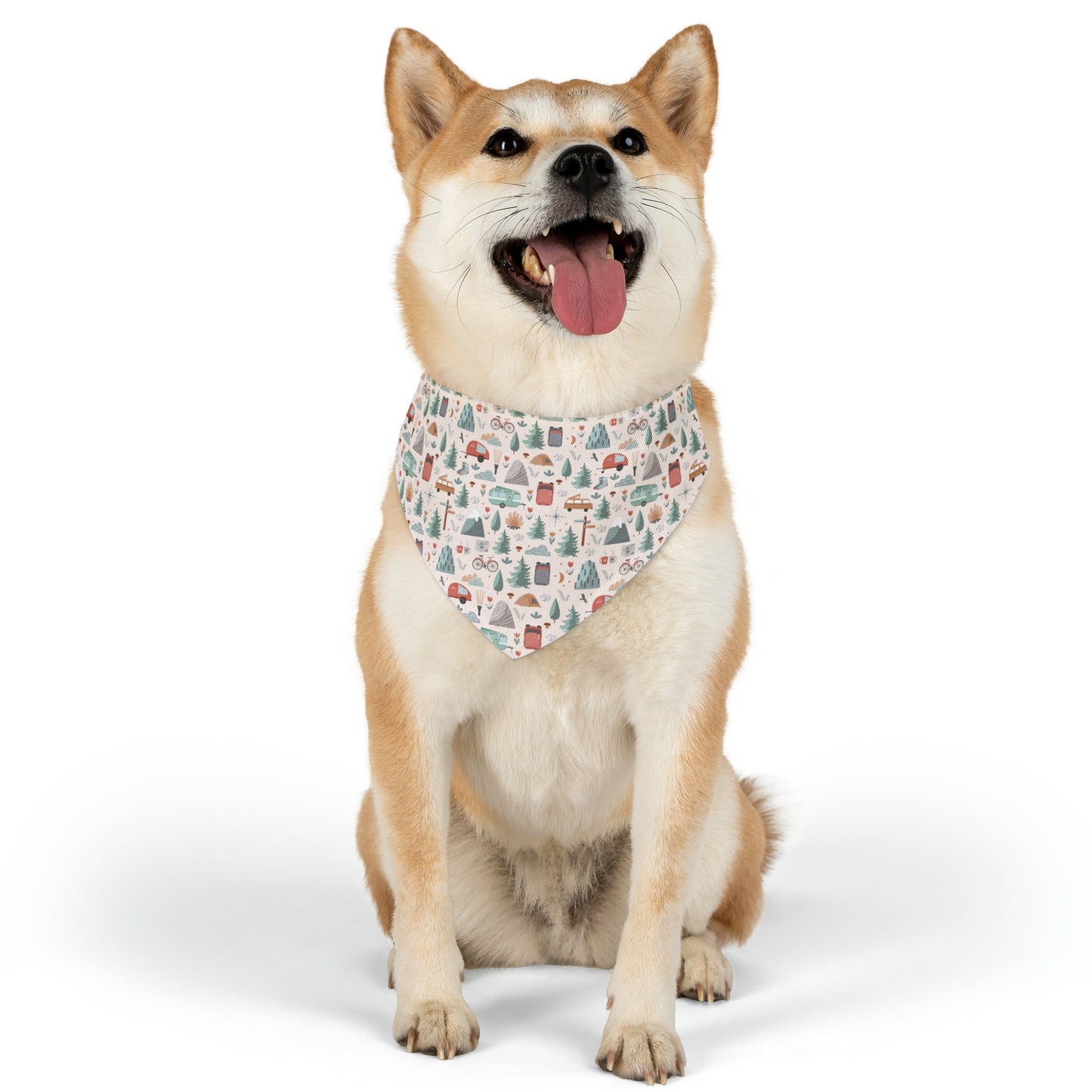 Pet Camping Bandana Collar, Multiple sizes from small to extra large collar,