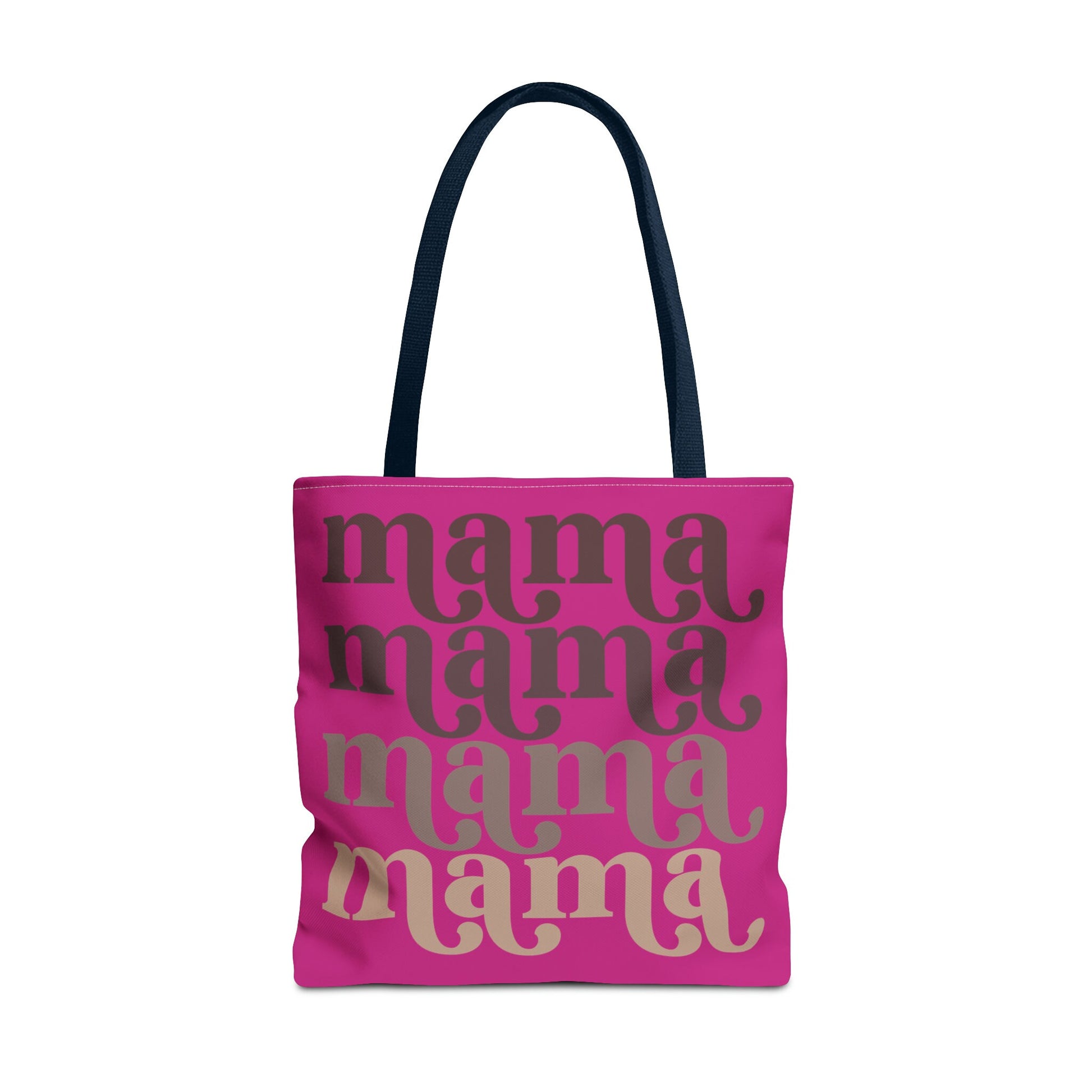 Mama Tote Bag, Multiple Sizes Beach or Grocery Tote Bag for Mom, Raspberry Tote Bag