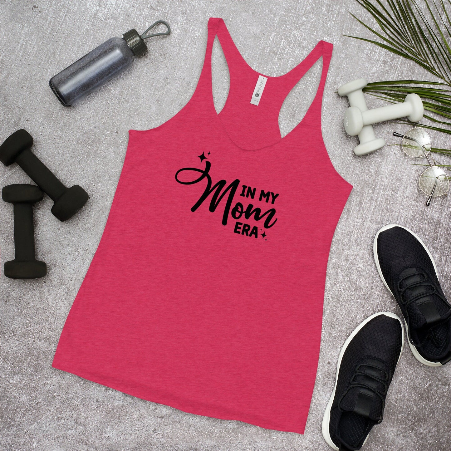 Mom Era Tank, Multiple Color Mom Era Racerback Tank Top, Form fitting cut tank