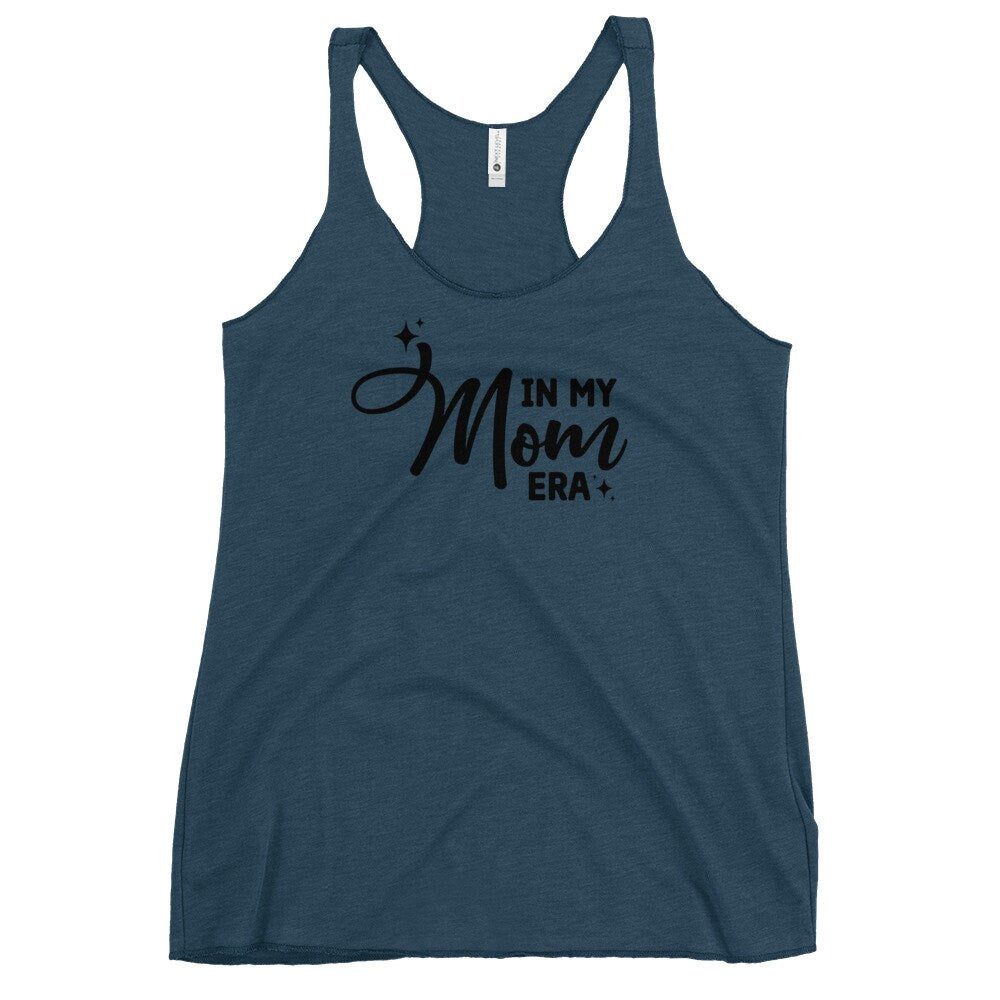 Mom Era Tank, Multiple Color Mom Era Racerback Tank Top, Form fitting cut tank