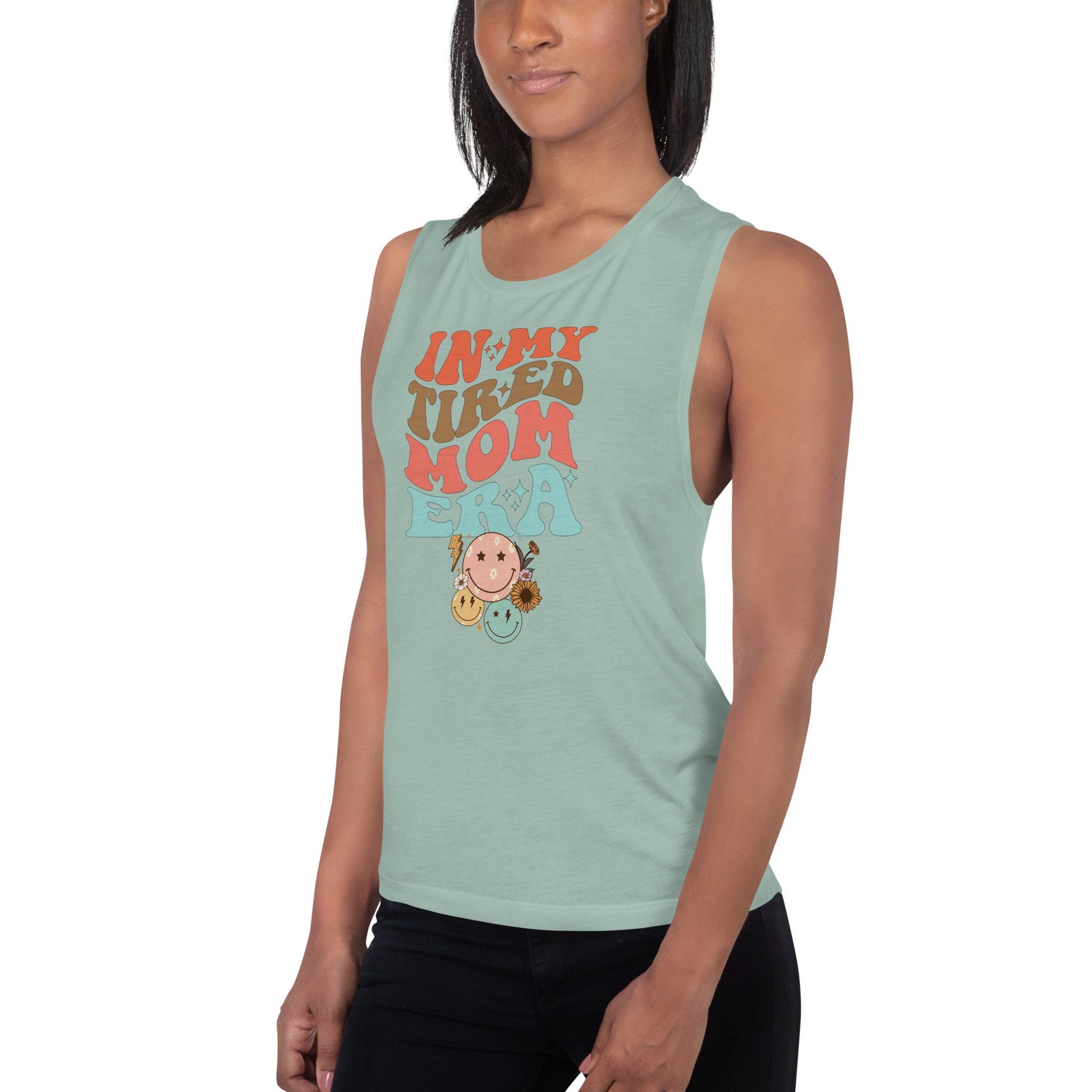 Tired Mom Era Tank Top, Comfort Colors Tank Top for Mom, Mothers Day Shirt, New Mom Gift