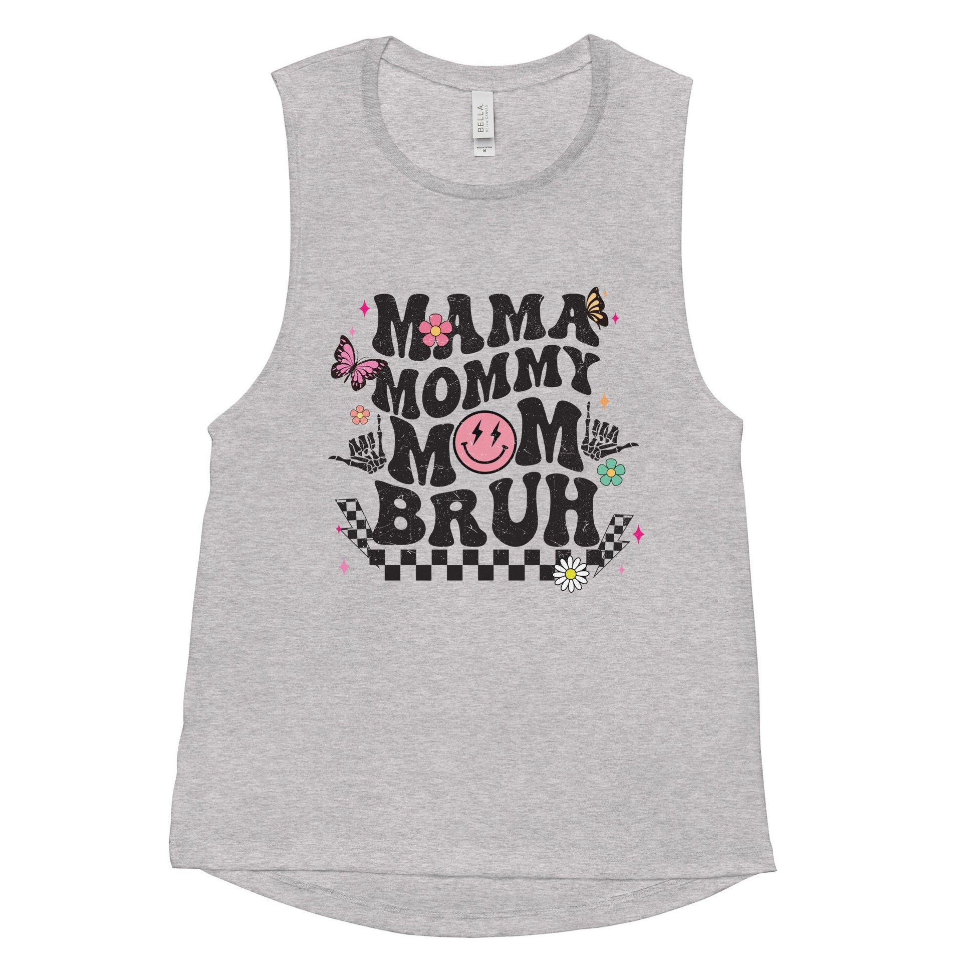 Mama Mommy Bruh Tank Top, Multiple Comfort Colors and Sizes for Mom, Athletic Wear for Her