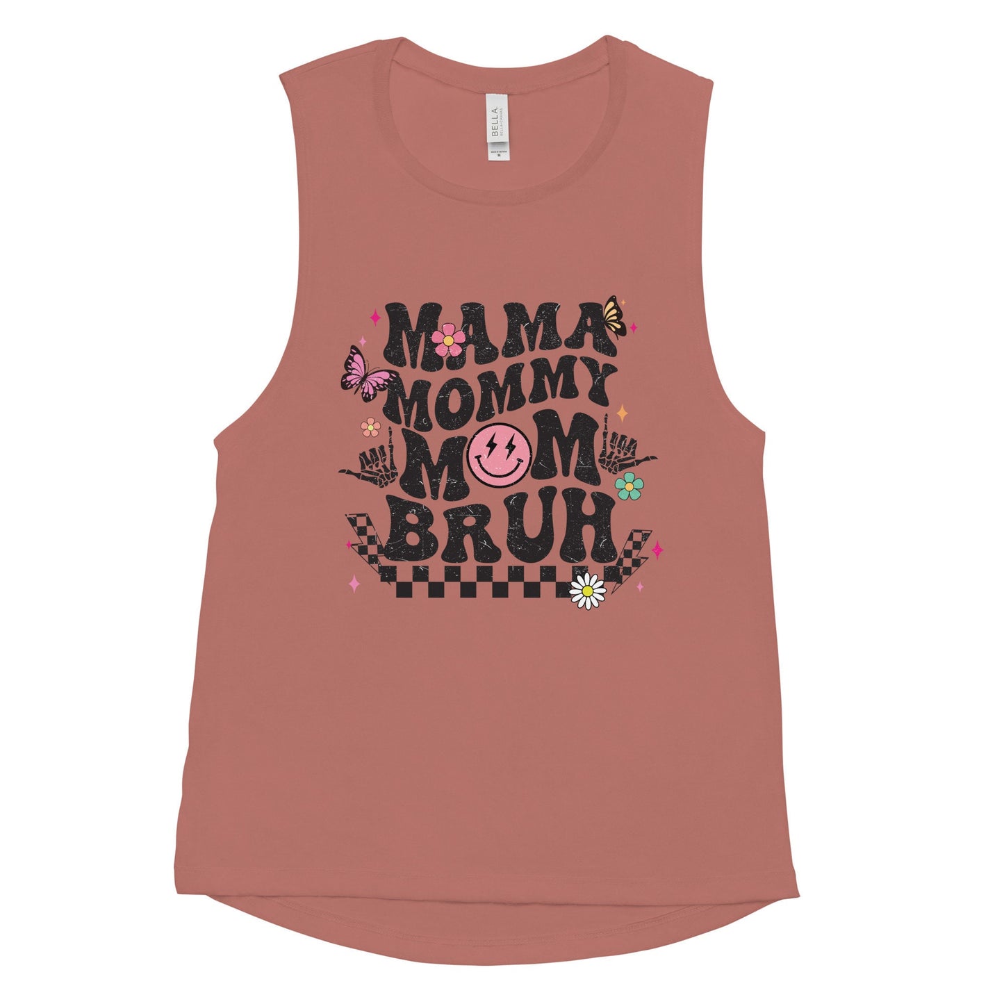 Mama Mommy Bruh Tank Top, Multiple Comfort Colors and Sizes for Mom, Athletic Wear for Her