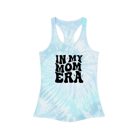 Mom Era Tie Dye Racerback Tank Top, Multiple Comfort Colors Tie dye Shirt, Mothers Day gift, New Mom Gift for Shower