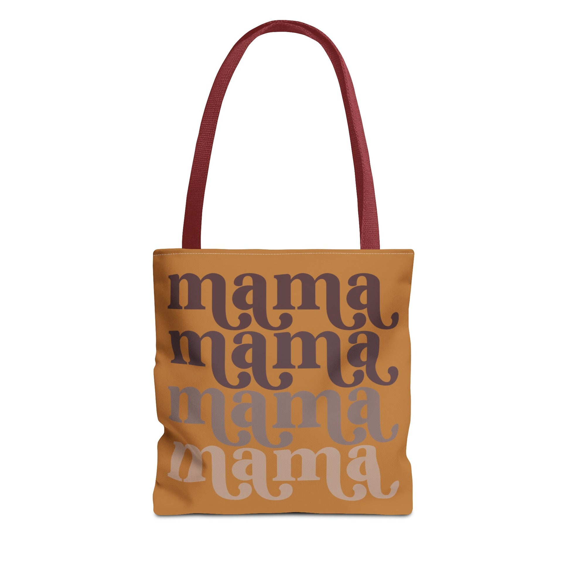 Mama Tote Bag, Camel Color Tote Bag, Perfect Diaper Bag Size for New Mom, Mothers Day Gift, 13x13 tote bag