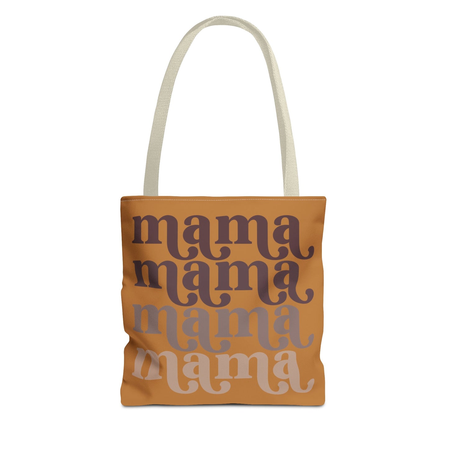 Mama Tote Bag, Camel Color Tote Bag, Perfect Diaper Bag Size for New Mom, Mothers Day Gift, 13x13 tote bag