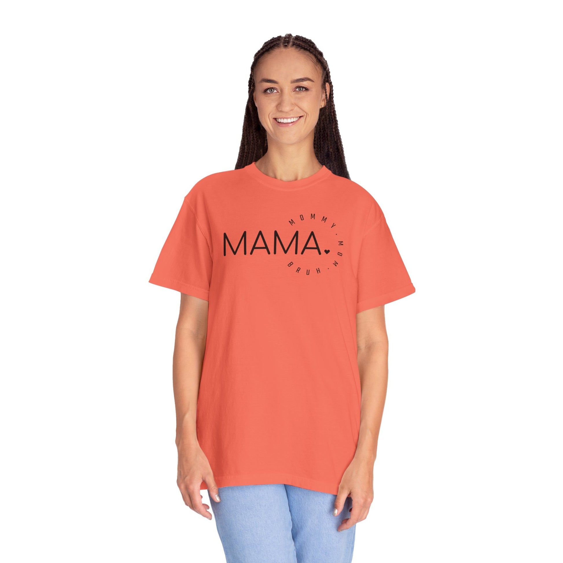 Mama Mom Bruh T-shirt, Multiple sizes and comfort colors relaxed t-shirt, New mom to mom of teens shirt