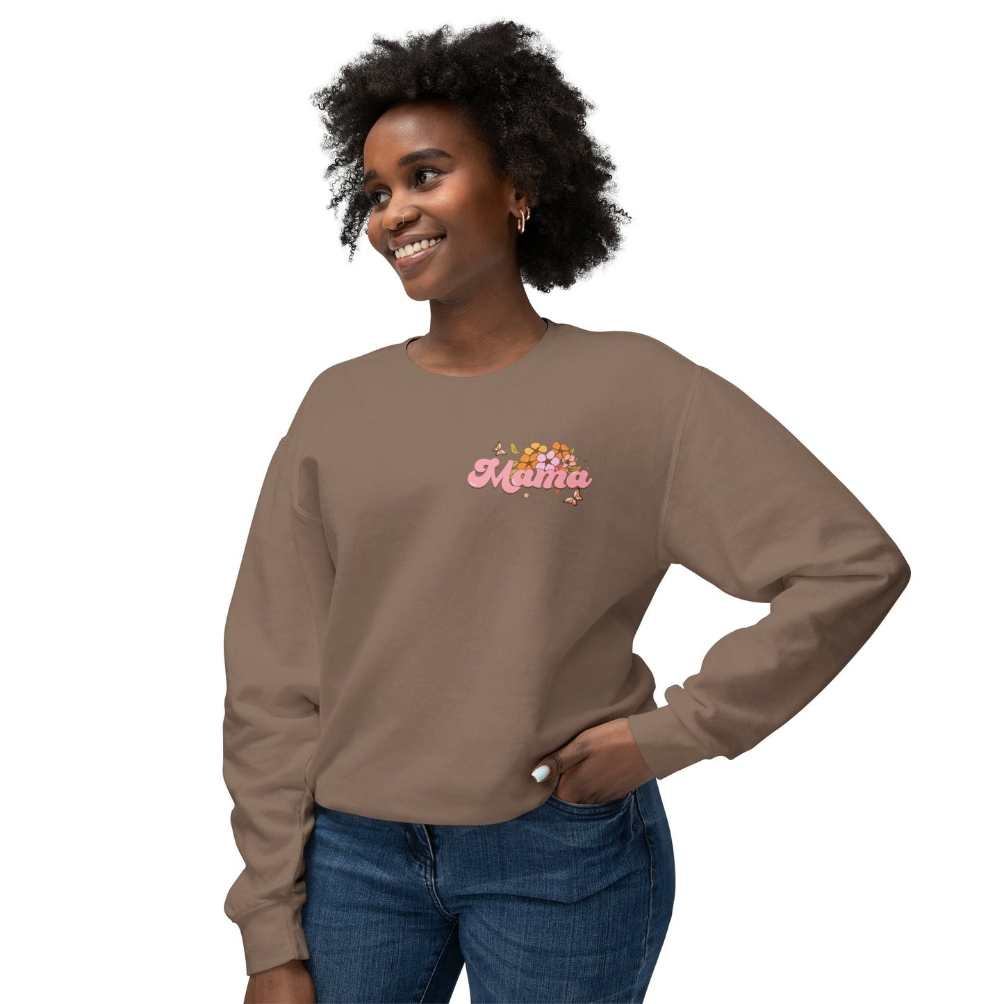 Overstimulated Mom Club Sweatshirt, Comfort Color Crewneck Shirt, Mothers Day Sweatshirt, funny gift for mom, New mom sweatshirt earthtones